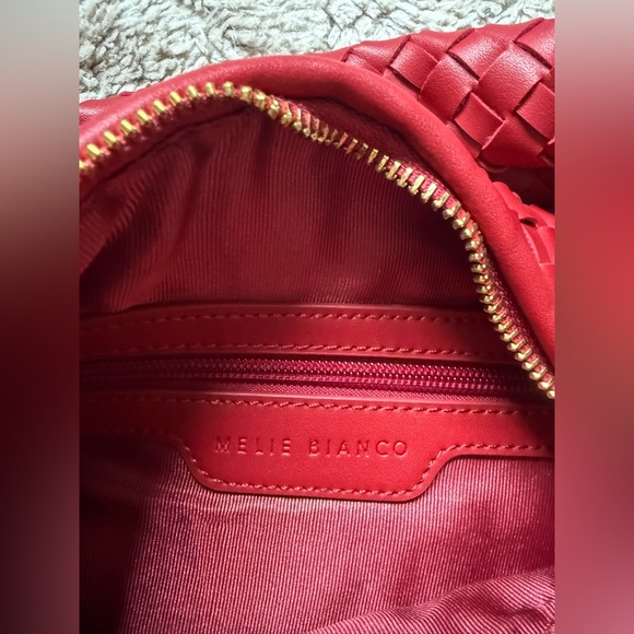 Anthropologie melie Bianco Brigette satchel in red - Picture 2 of 2